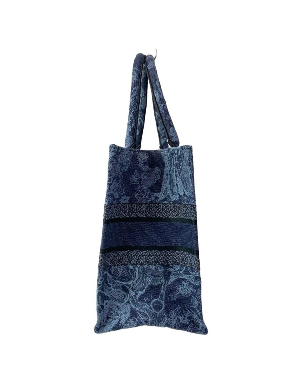 Dior Tote Book Vintage Small Navy Black Blue Gray - Picture 4 of 15